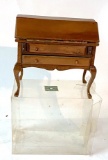 Vintage Wooden Dollhouse Furniture Flip Down Desk