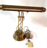 Vintage Brass Table Top Reading Lamp
