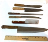 Lot of 6 Various Vintage Knives