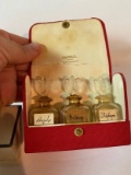 Vintage Lot of Perfume Bottles in Original Box Rafael & Chanel