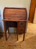 Vintage Small Roll Top Desk