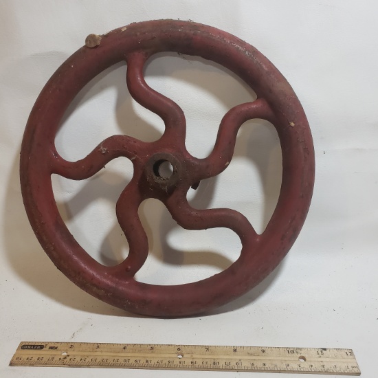 Vintage Cast Iron Wheel