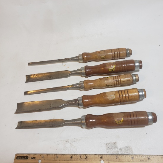 Lot of 5 Inletting Tools