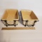 Lot of 2 Temp-Tations By Tara Small Casserole Dishes with Stands