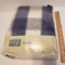 New 100% Cotton Blue and White Tablecloth