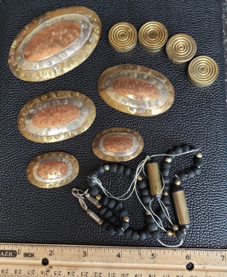 Vintage Brass Jewelry Parts