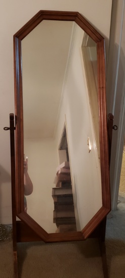 Vintage Tilting Floor Mirror