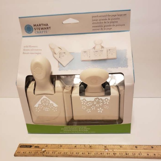 New Martha Stewart Punch Around The Page Large Punch Set