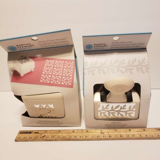 Lot of 2 New Martha Stewart Punch Sets