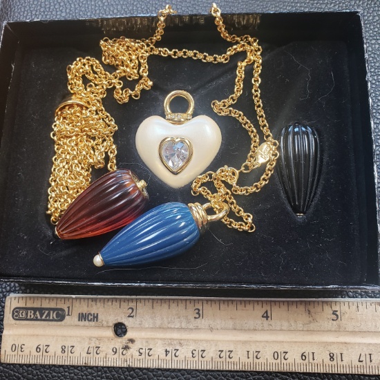 Joan Rivers Changeable Pendant Necklace Set