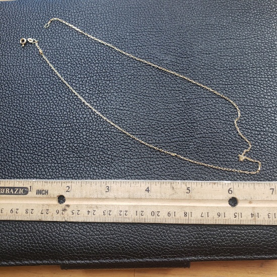 Necklace Marked 18Kt Gold Italy Ben