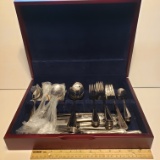 Wallace Stainless Steel Flatware Set In Storage Box