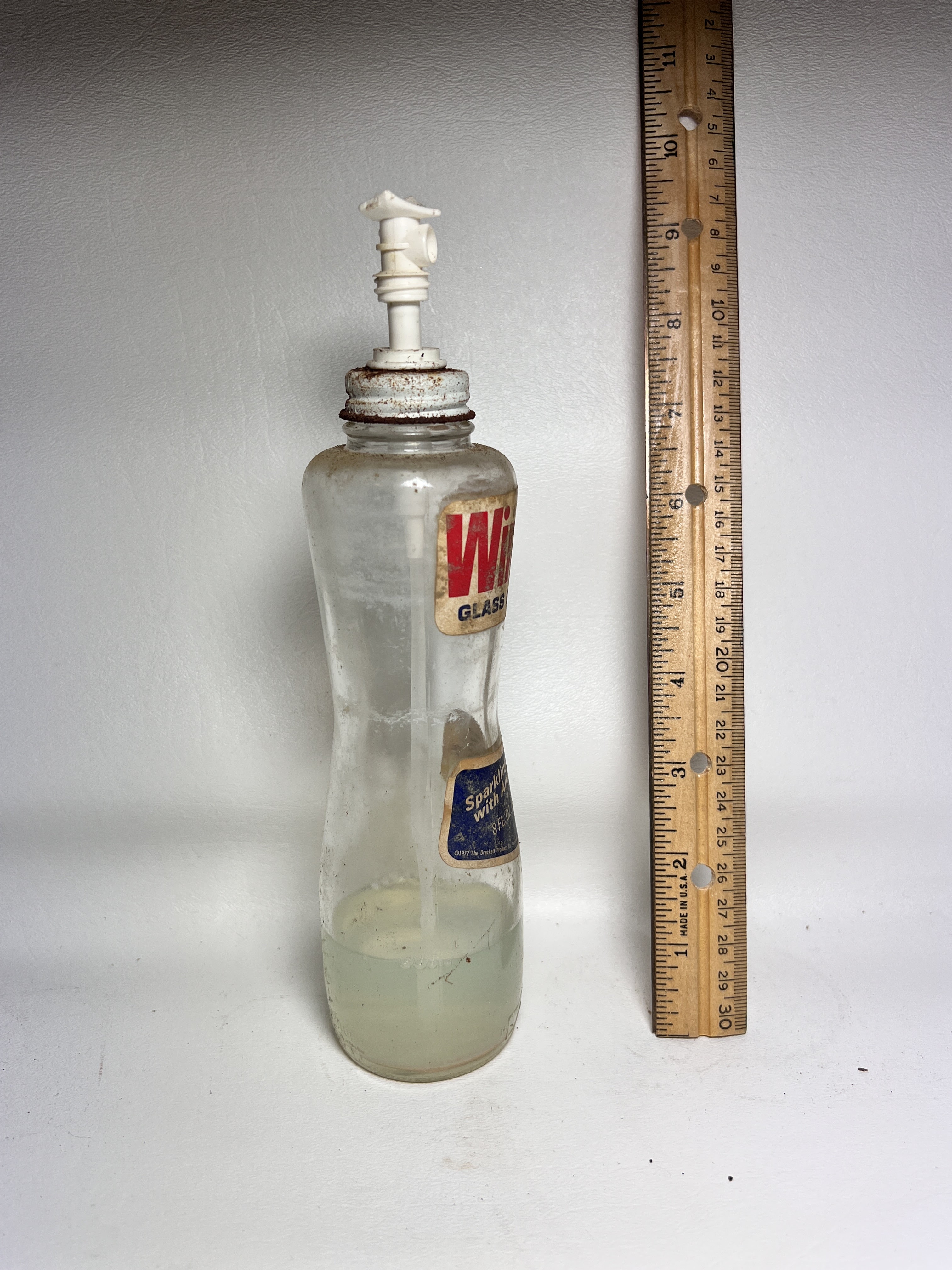 1950's Windex Glass Cleaner Glass Bottle | Proxibid