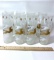Mid-Century Libbey Frosted Set of 8 Horse Highball Glasses