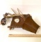 Rustic Faux Antler Wall Sconce Lamp - Works
