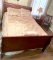 Beautiful Coaster Fine Furniture Sleigh Bed with Bedding