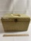Vintage Sewing Box with 2 Trays Sewing Threads, and Many Sewing Notions