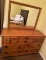 Solid Maple Dresser with Mirror