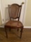 Vintage Wooden Wicker Chair