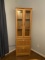 Tall Cabinet with Glass Doors & Filing Cabinet Base