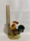 Pottery Rooster Figurine