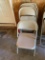 Lot of 6 Foldable Metal Chairs