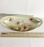 RS Tillowitz German Double Handled Floral Dish