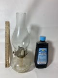 Glass Oil Lamp with Lamp Oil