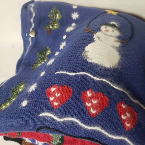Lot of 5 Fall/Holiday Sweaters and 1 Skirt By The Quaker Factory - Size 3X