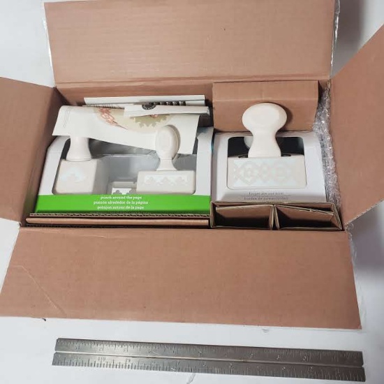Lot of 3 New in Box Martha Stewart Craft Punches