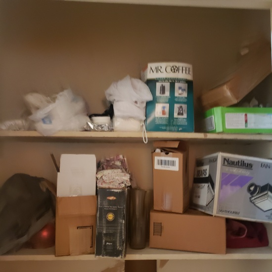 Closet Lot of Assorted Items