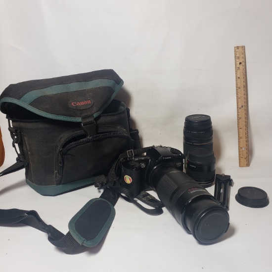 Cannon EOS500 with Additional Lenses