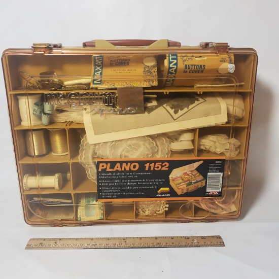 Plano 1152 Tackle Box and Contents - Sewing Items