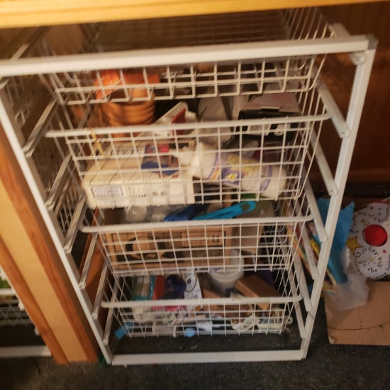 Metal Storage Drawers - Slide Out Trays