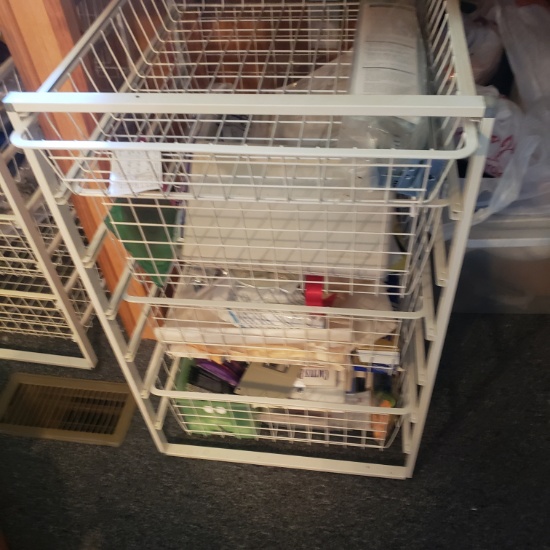 Metal Storage Drawers - Slide Out Trays