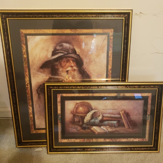 Lot of 2 Framed Prints