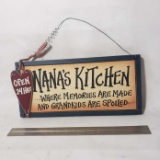 Wood Sign “Nana’s Kitchen”