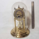 Vintage Hermle Dome Clock Battery Operated