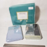 500 Thread Count Queen Size Sheets and 2 Sets Pillowcases - New