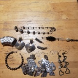 Lot of Silver Tone Jewelry