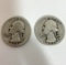 1939 & 1950 Silver Quarters