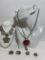 Costume Jewelry Lot Necklaces, Clip On Earrings