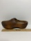 Vintage Wooden Clog Shoe