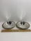 Beautiful Pair of Silver Plated Bowls