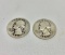 1943 & 1951 Silver Quarters