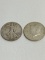 1942 & 1964 Silver Half Dollars