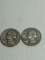 1944 & 1958 Silver Quarters