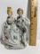 Vintage Seiei & Comp Hand Painted Lady and the Lord Victorian Porcelain Figurine