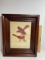 Vintage Richmondena Cardinals In Wooden Frame