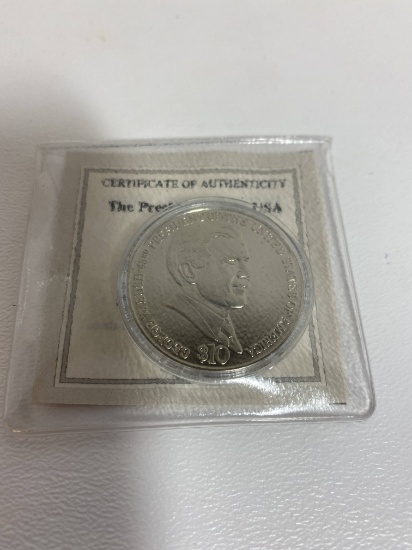 George W Bush $10 Mint American Mint Coin